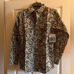 NWT Brush Country Camo Button Shirt